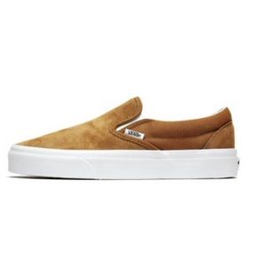 Brown Suede Slip-On Vans